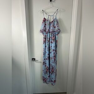 Princess Vera Wang Light Blue Floral Dress